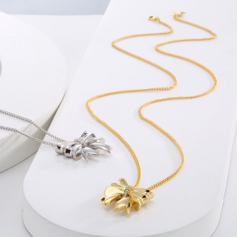 Eco-Friendly Copper Necklace with Real Gold Plating