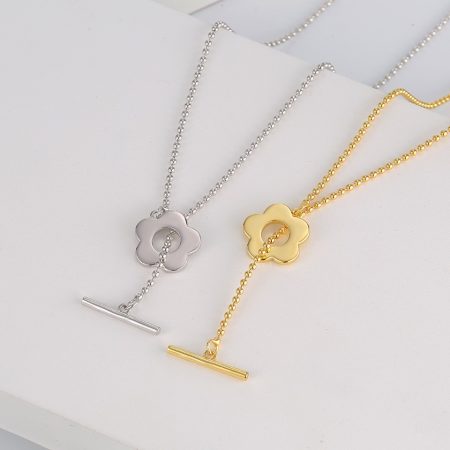 Eco-Friendly Copper Necklace with Real Gold Plating