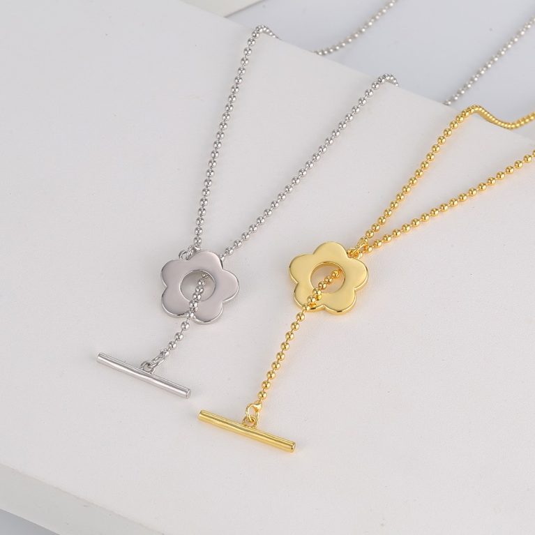 Eco-Friendly Copper Necklace with Real Gold Plating