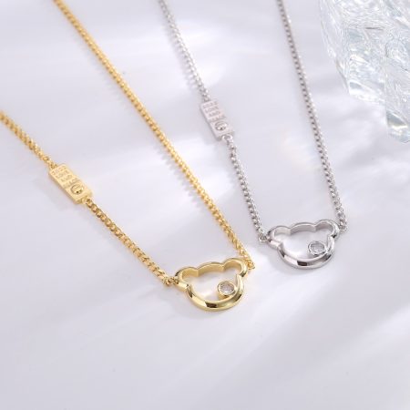 Eco-Friendly Copper Necklace with Real Gold Plating and Stylish Design