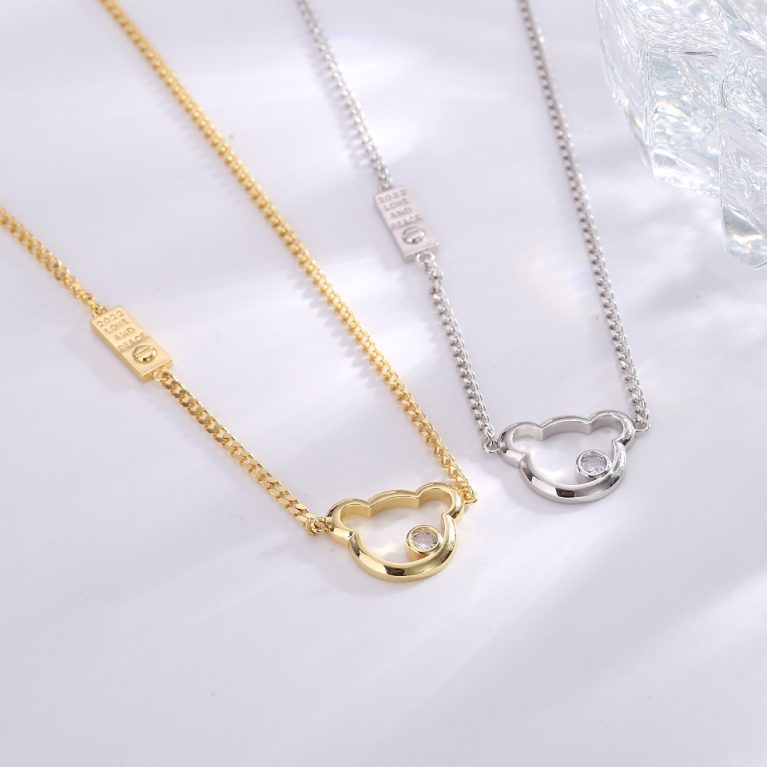 Eco-Friendly Copper Necklace with Real Gold Plating and Stylish Design