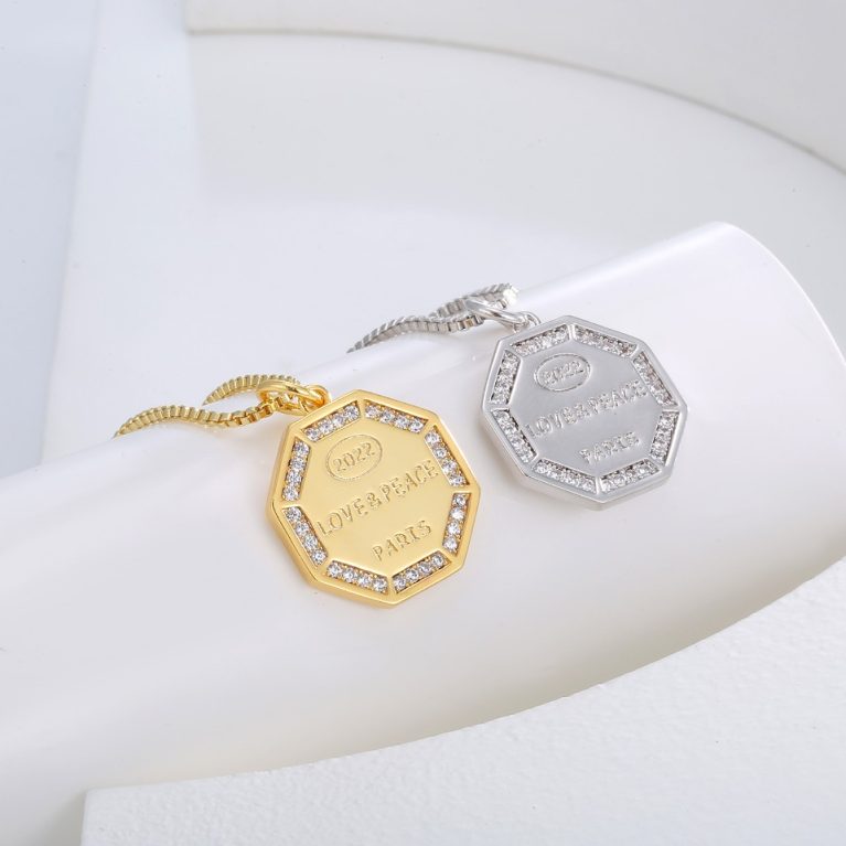 Eco-Friendly Copper Real Gold-Plated Necklace