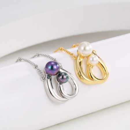 Eco-friendly Copper Necklace with Real Gold Plating