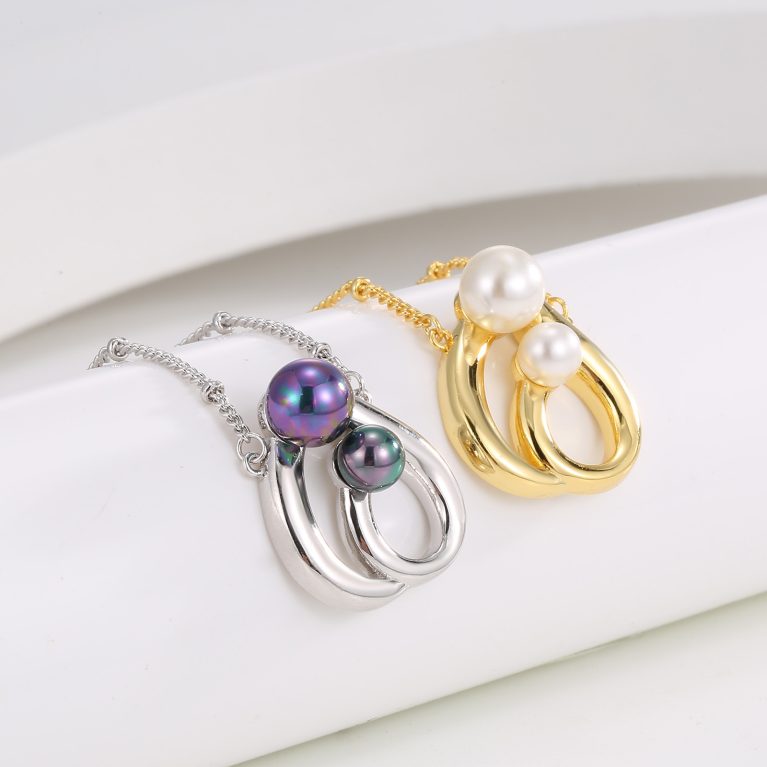 Eco-friendly Copper Necklace with Real Gold Plating