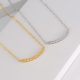 Eco-Friendly Copper & Solid Gold Plated Luxury Brand Style Necklace