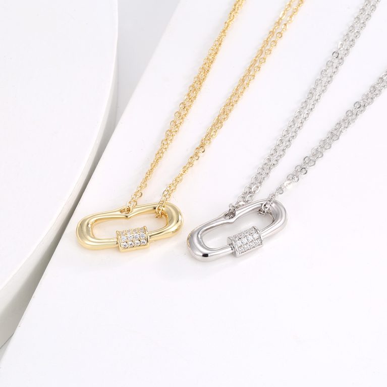 Eco-friendly Copper Real Gold Plated Necklace