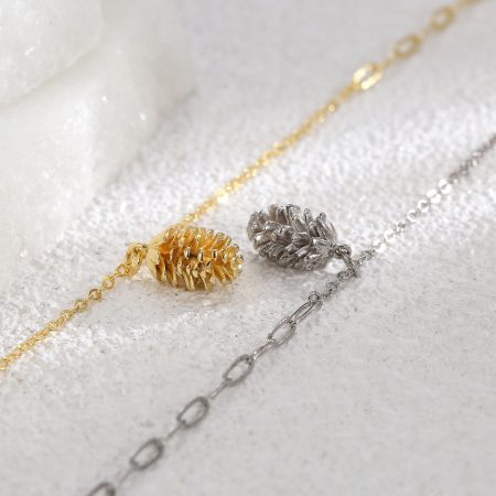 Eco-friendly Copper Genuine Gold Plated Necklace