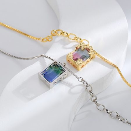 Eco-Friendly Copper Necklace with Real Gold Plating