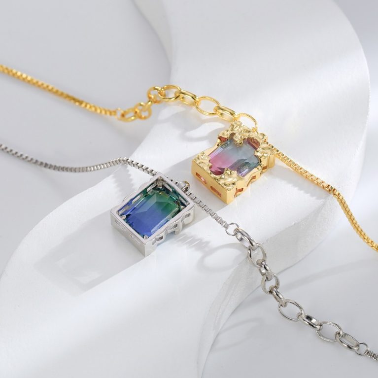 Eco-Friendly Copper Necklace with Real Gold Plating