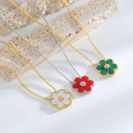 Eco-Friendly Copper Necklace with Real Gold Plating