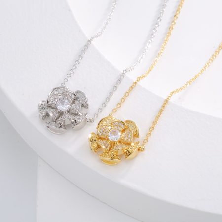 Eco-Friendly Copper Gold-Plated Necklace