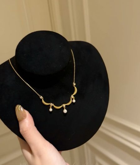 Eco-Friendly Copper Genuine Gold Plating + Small Tassel Necklace