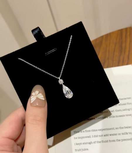 Eco-Friendly Copper with Real Gold Plating & Cubic Zirconia Necklace