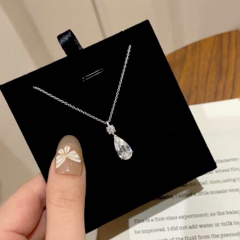 Eco-Friendly Copper with Real Gold Plating & Cubic Zirconia Necklace