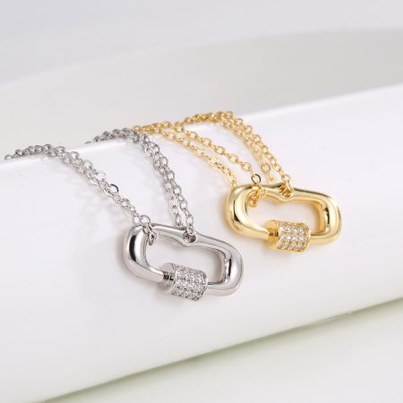 Eco-Friendly Copper Gold-Plated Necklace